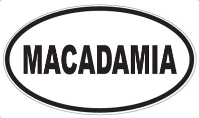 MACADAMIA - Oval Magnet