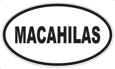 MACAHILAS - Oval Magnet