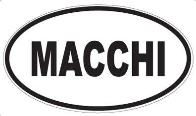 MACCHI - Oval Magnet