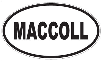 MACCOLL - Oval Magnet
