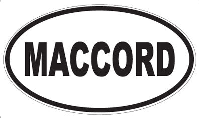 MACCORD - Oval Magnet