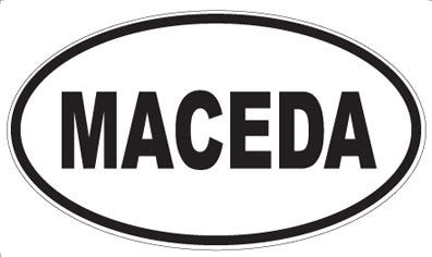 MACEDA - Oval Magnet