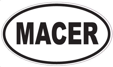 MACER - Oval Magnet