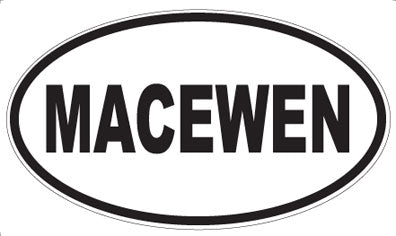 MACEWEN - Oval Magnet