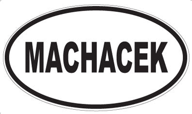 MACHACEK - Oval Magnet