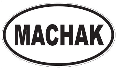 MACHAK - Oval Magnet