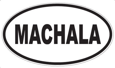 MACHALA - Oval Magnet
