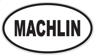MACHLIN - Oval Magnet