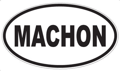 MACHON - Oval Magnet