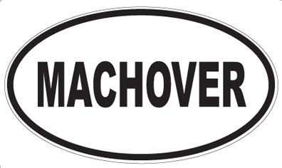 MACHOVER - Oval Magnet