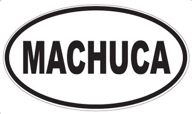MACHUCA - Oval Sticker
