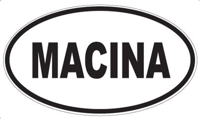 MACINA - Oval Magnet