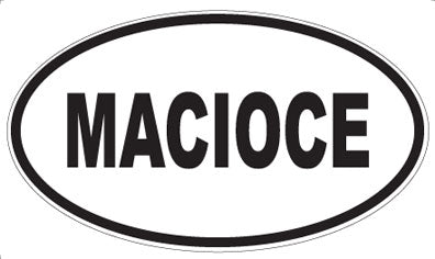MACIOCE - Oval Magnet
