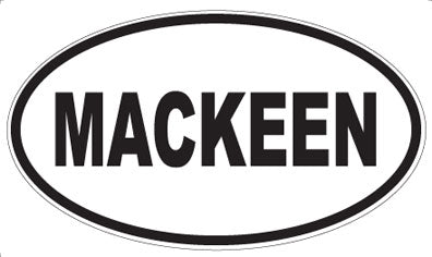 MACKEEN - Oval Magnet