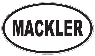 MACKLER - Oval Magnet