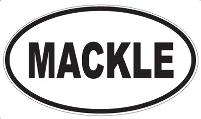 MACKLE - Oval Magnet