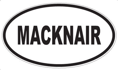 MACKNAIR - Oval Magnet