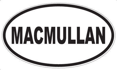 MACMULLAN - Oval Sticker