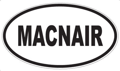 MACNAIR - Oval Magnet