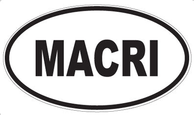 MACRI - Oval Magnet