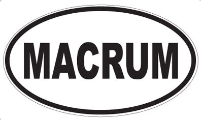 MACRUM - Oval Magnet