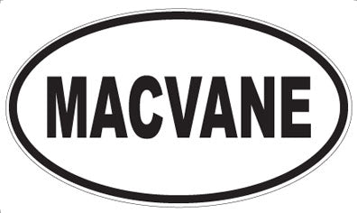 MACVANE - Oval Magnet