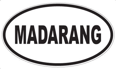 MADARANG - Oval Sticker