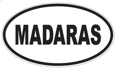 MADARAS - Oval Magnet