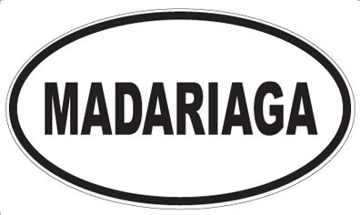 MADARIAGA - Oval Magnet