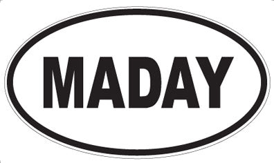 MADAY - Oval Magnet