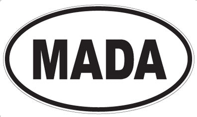 MADA - Oval Magnet