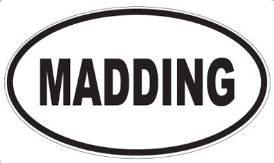 MADDING - Oval Sticker
