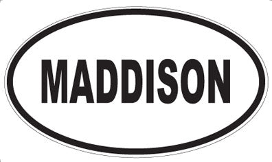 MADDISON - Oval Magnet