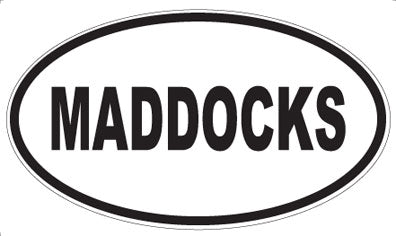 MADDOCKS - Oval Sticker