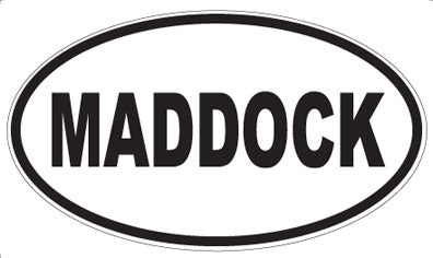MADDOCK - Oval Magnet