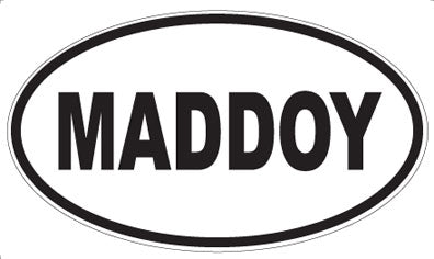 MADDOY - Oval Magnet