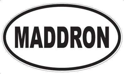 MADDRON - Oval Magnet