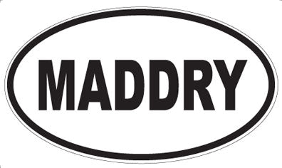 MADDRY - Oval Magnet