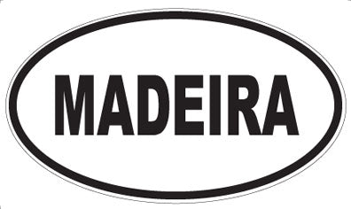 MADEIRA - Oval Sticker