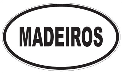 MADEIROS - Oval Sticker