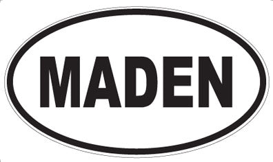 MADEN - Oval Magnet