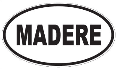 MADERE - Oval Magnet