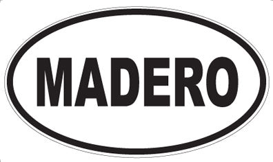 MADERO - Oval Sticker