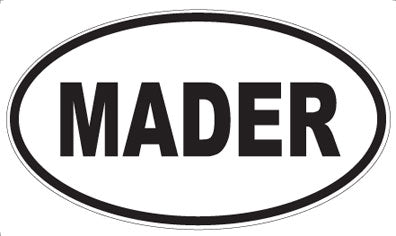 MADER - Oval Magnet