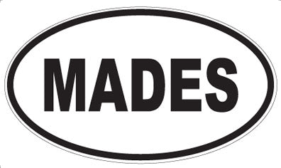 MADES - Oval Sticker