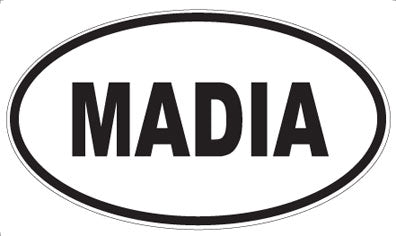 MADIA - Oval Magnet