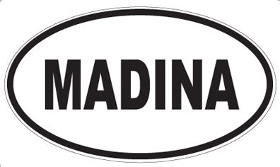 MADINA - Oval Magnet