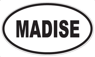 MADISE - Oval Sticker