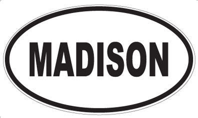 MADISON - Oval Magnet
