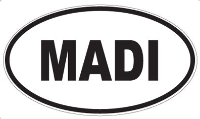 MADI - Oval Magnet